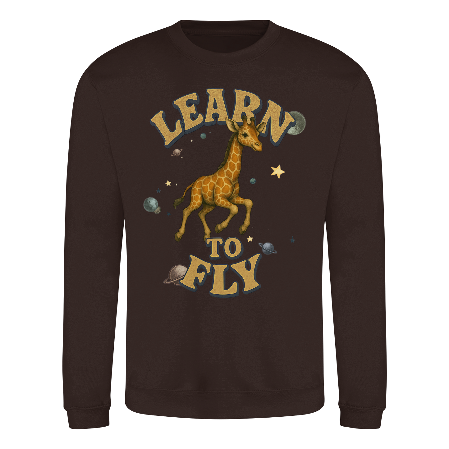 Giraffe – Learn To Fly - Basic Sweatshirt