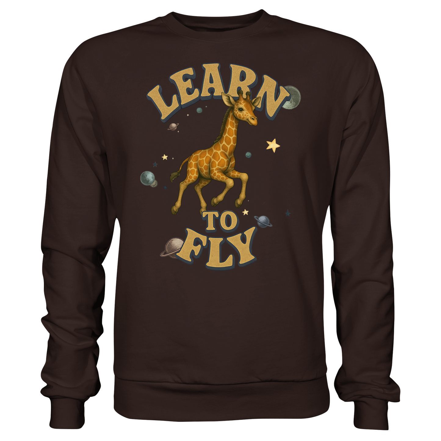 Giraffe – Learn To Fly - Basic Sweatshirt