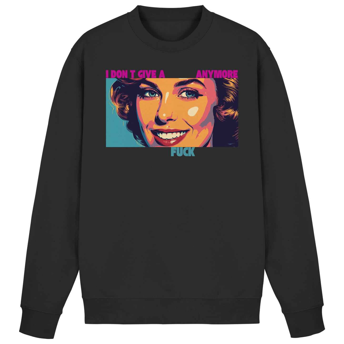 She – Retro Faces - Basic Sweatshirt