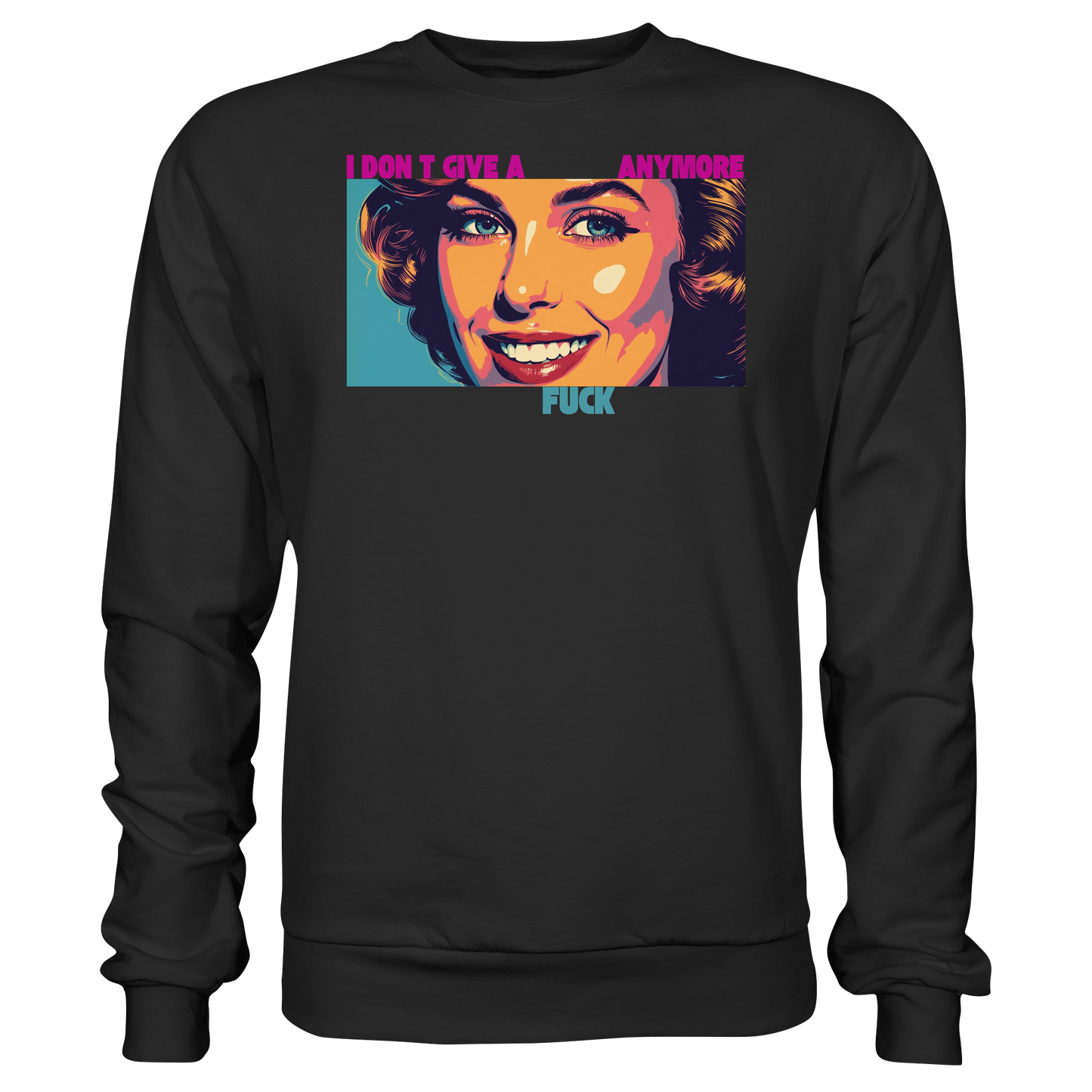 She – Retro Faces - Basic Sweatshirt