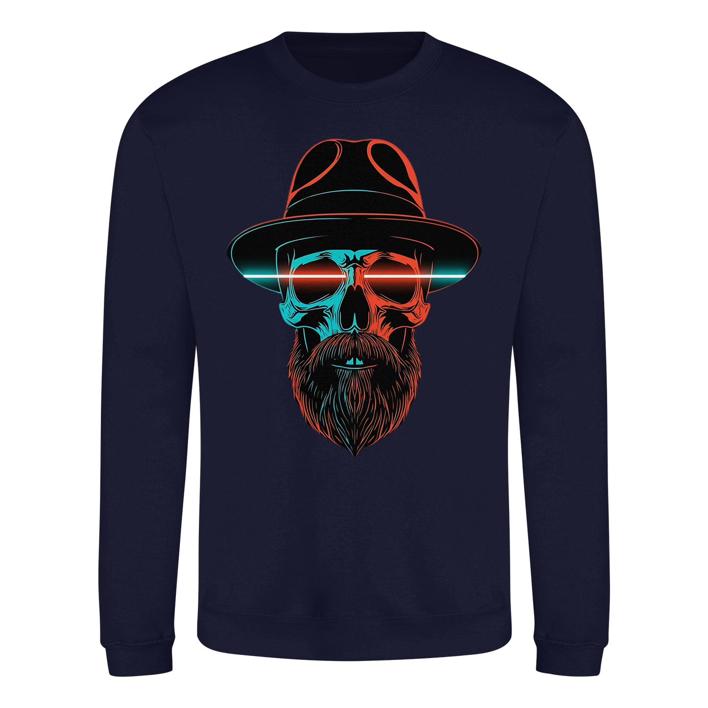 Neon Silence - Turquoise & Orange - Basic Sweatshirt