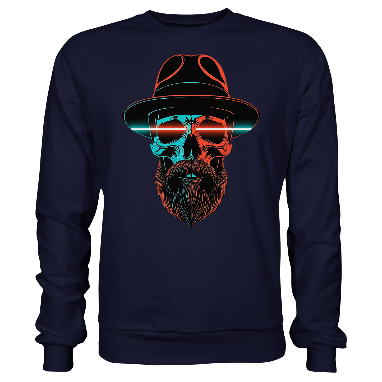 Neon Silence - Turquoise & Orange - Basic Sweatshirt