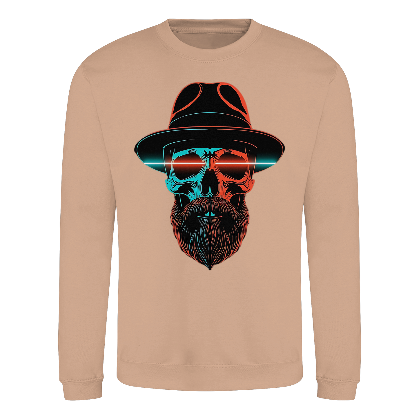 Neon Silence - Turquoise & Orange - Basic Sweatshirt