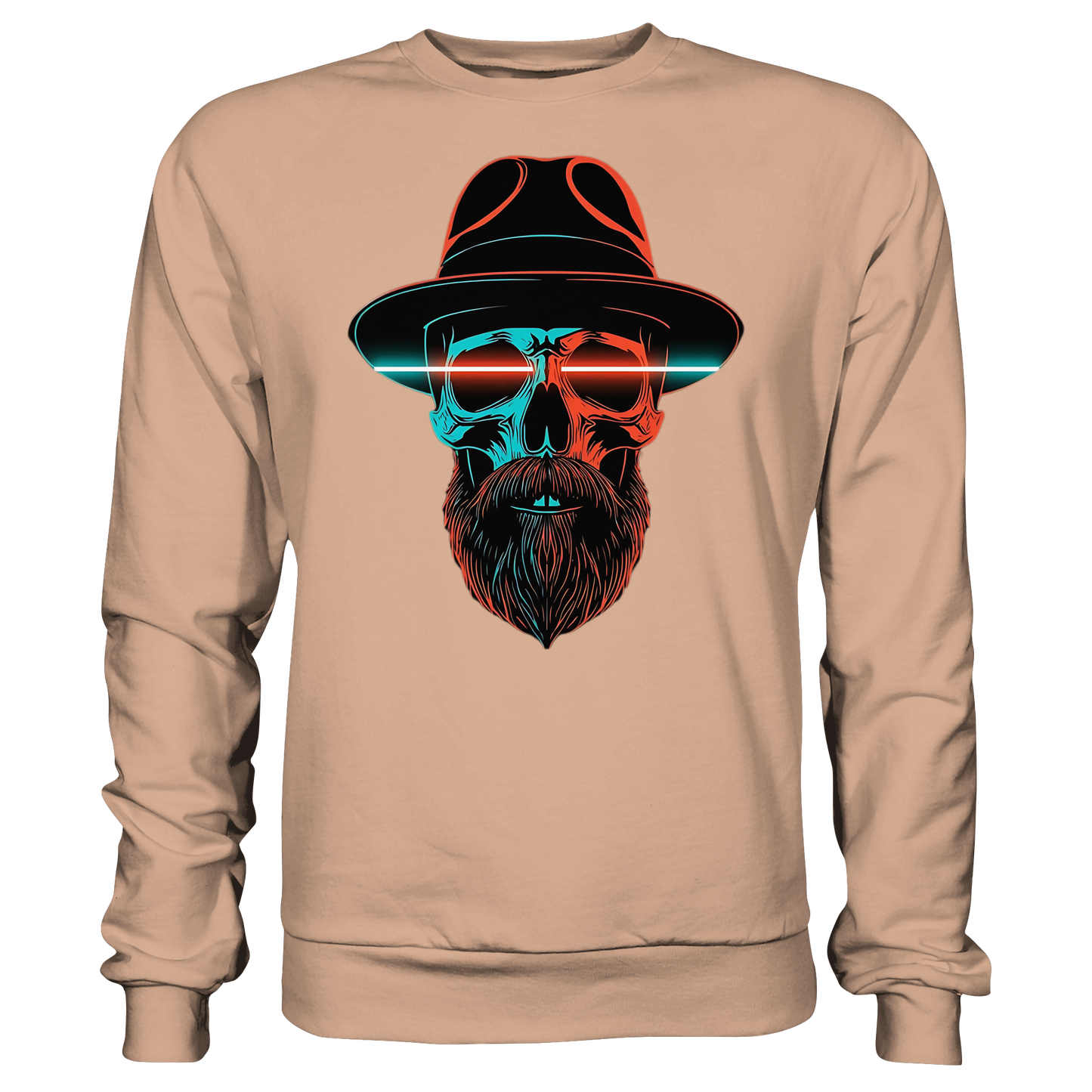 Neon Silence - Turquoise & Orange - Basic Sweatshirt