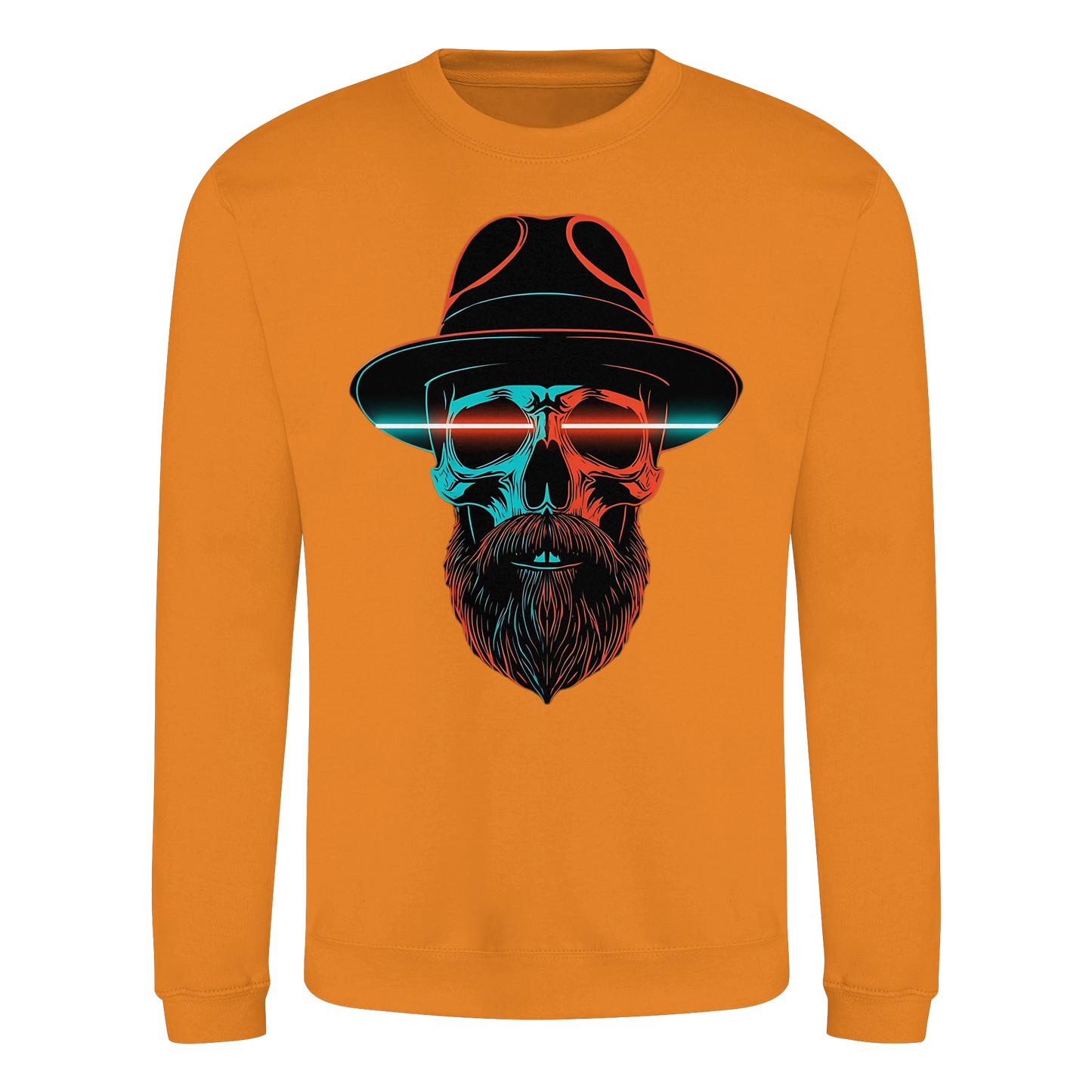 Neon Silence - Turquoise & Orange - Basic Sweatshirt