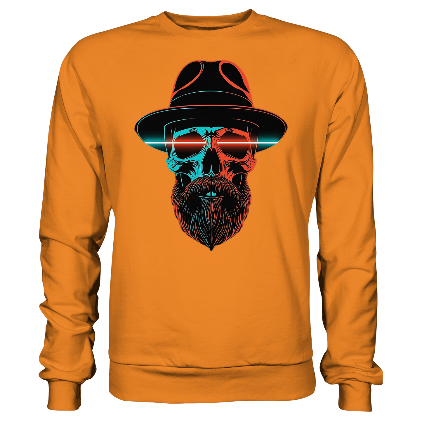 Neon Silence - Turquoise & Orange - Basic Sweatshirt