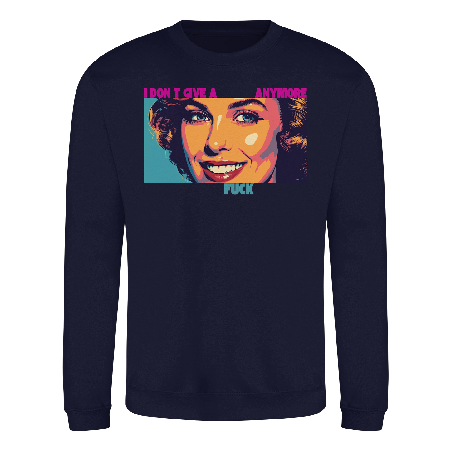 She – Retro Faces - Basic Sweatshirt