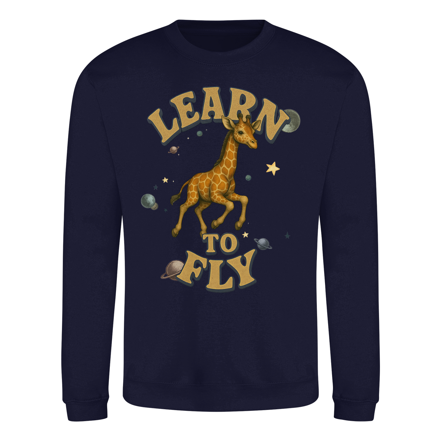 Giraffe – Learn To Fly - Basic Sweatshirt