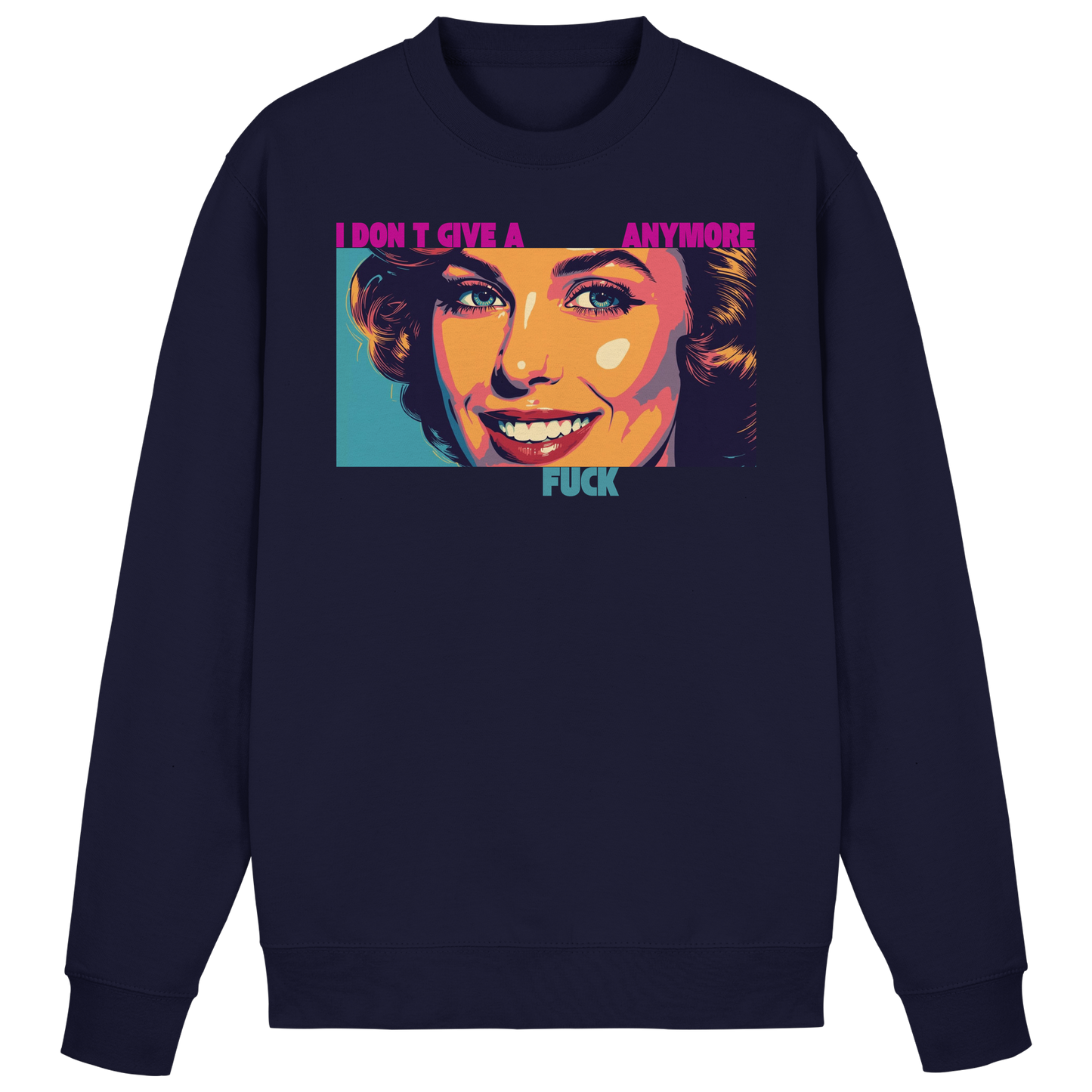 She – Retro Faces - Basic Sweatshirt