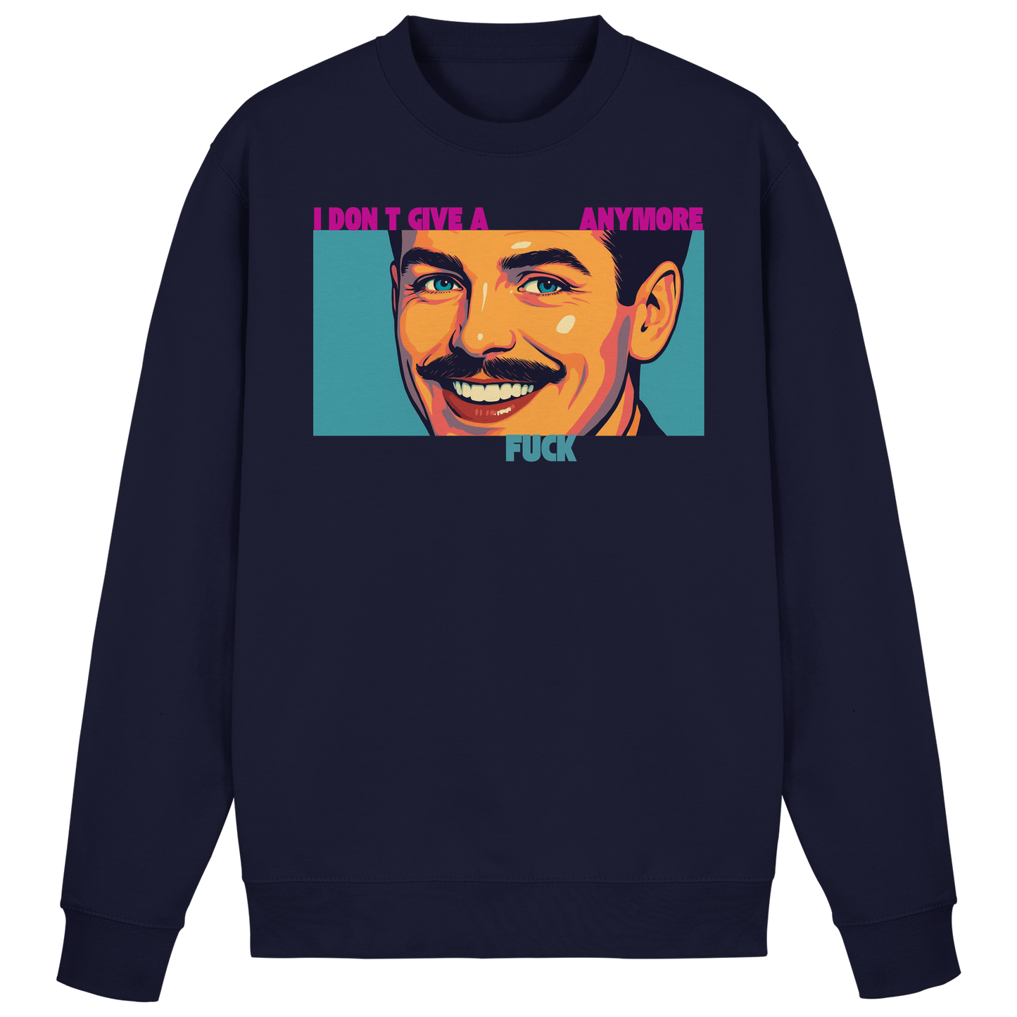 He – Retro Faces - Basic Sweatshirt