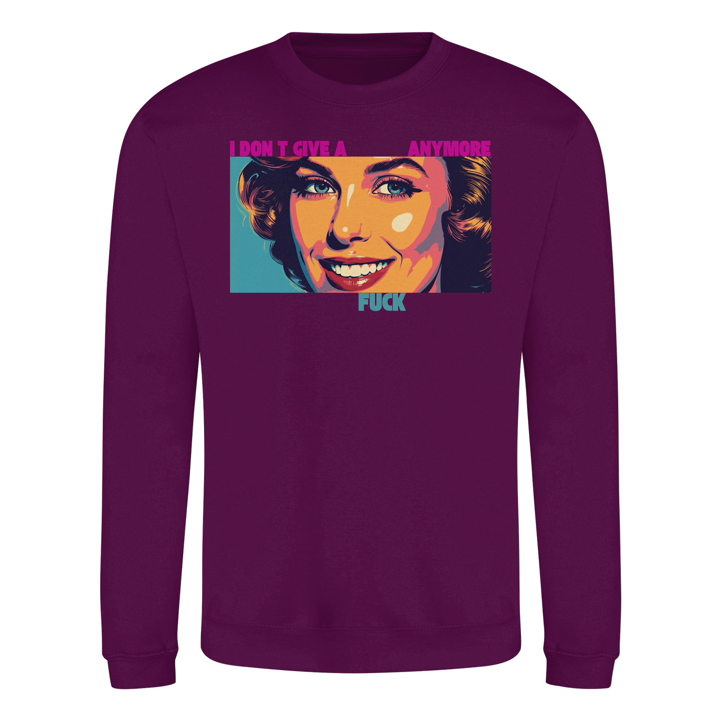 She – Retro Faces - Basic Sweatshirt