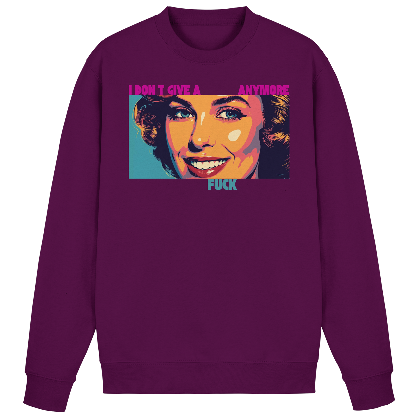 She – Retro Faces - Basic Sweatshirt