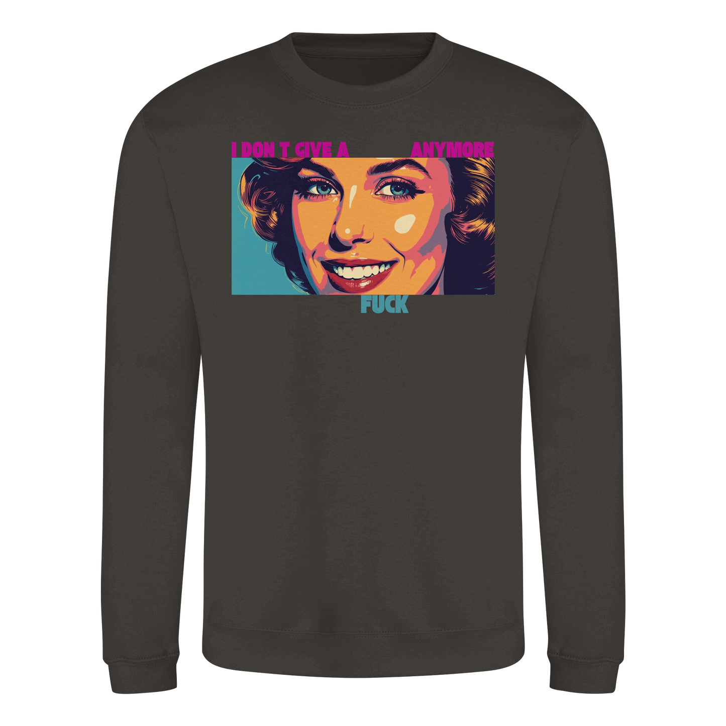 She – Retro Faces - Basic Sweatshirt