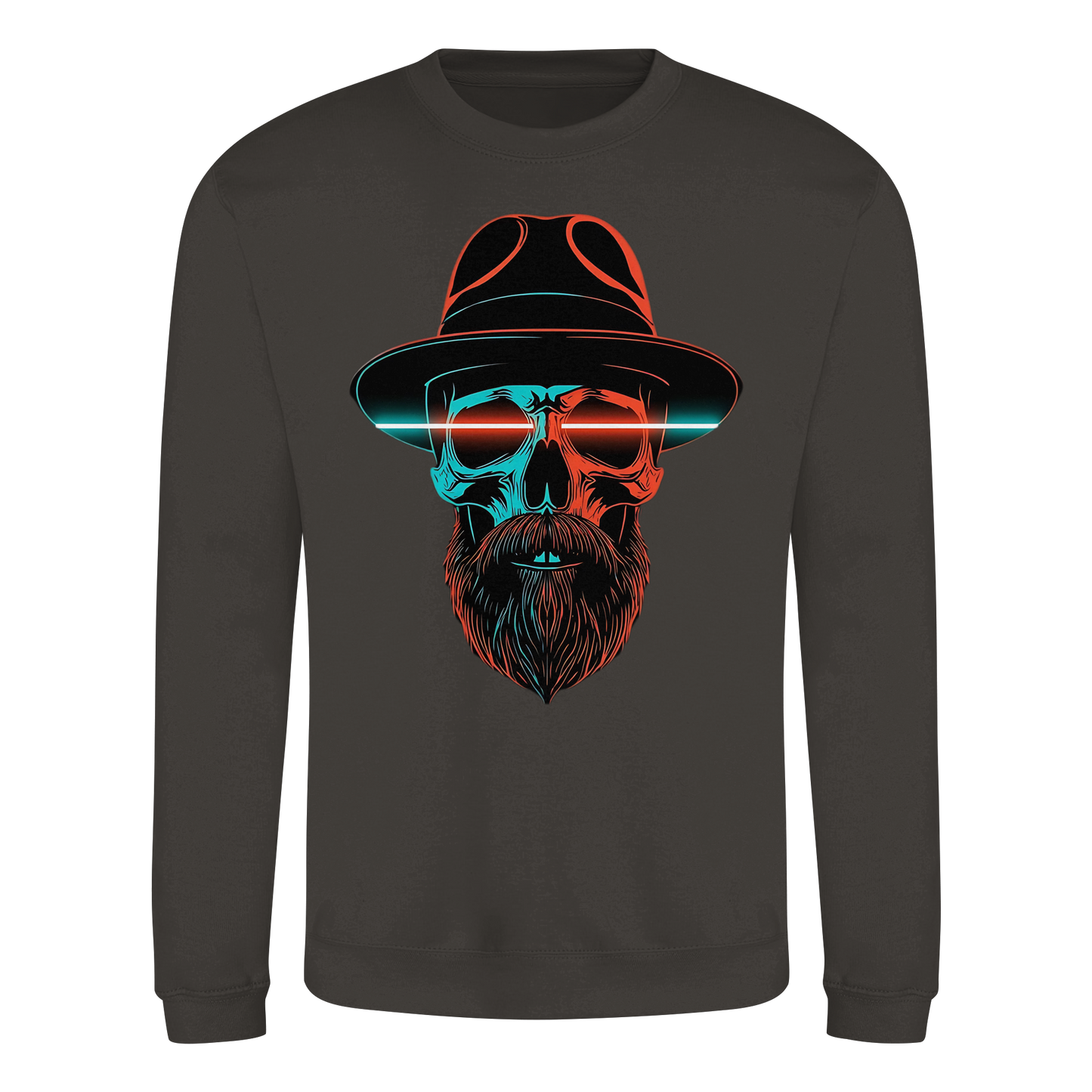Neon Silence - Turquoise & Orange - Basic Sweatshirt