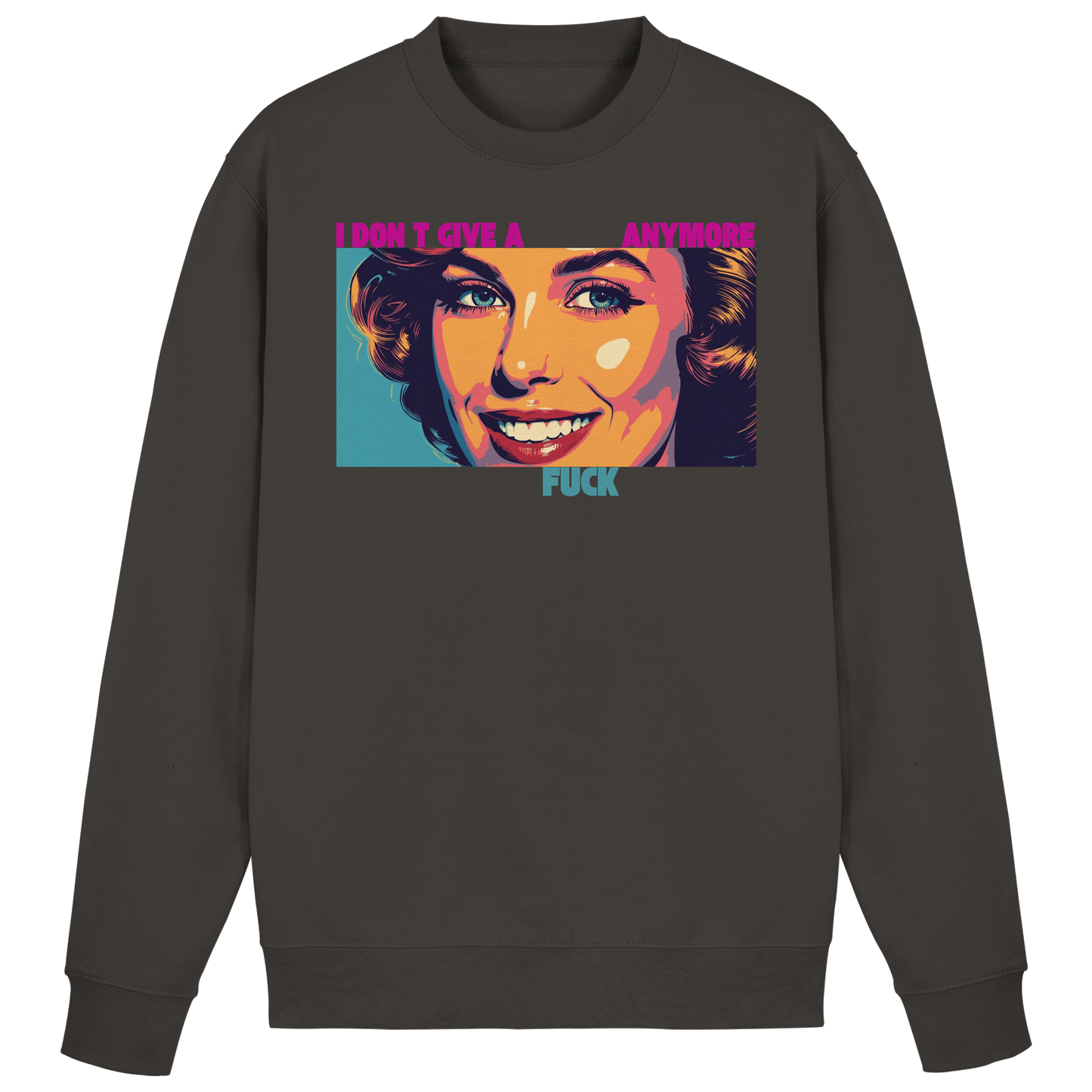She – Retro Faces - Basic Sweatshirt