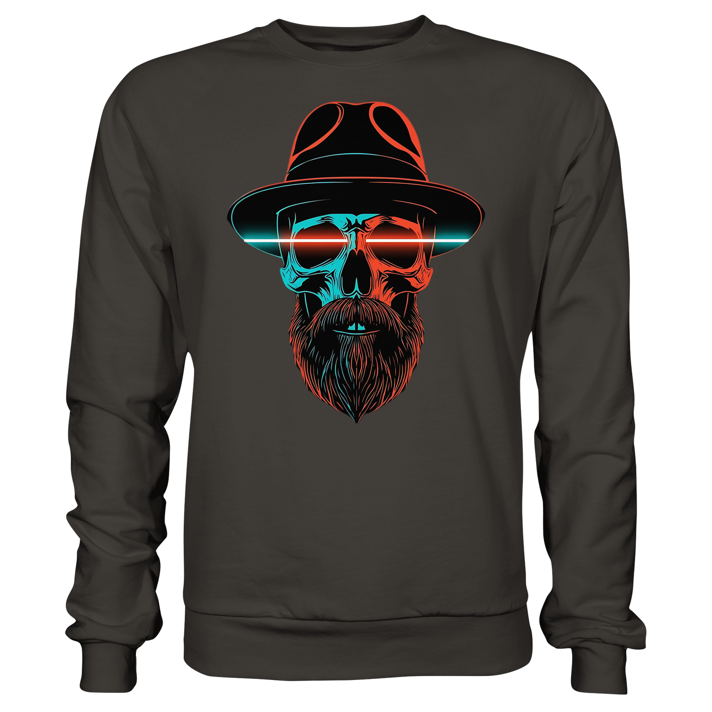 Neon Silence - Turquoise & Orange - Basic Sweatshirt