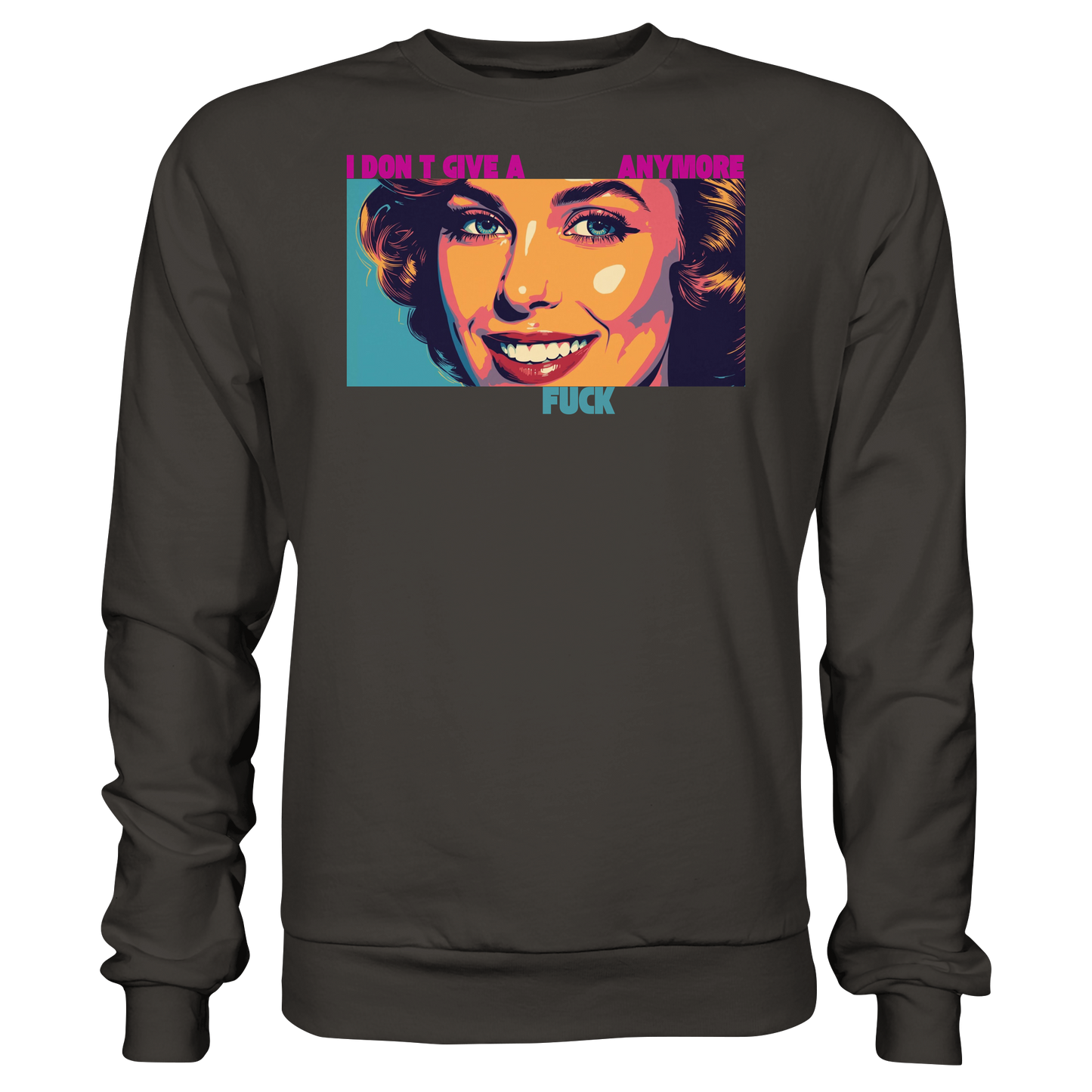She – Retro Faces - Basic Sweatshirt