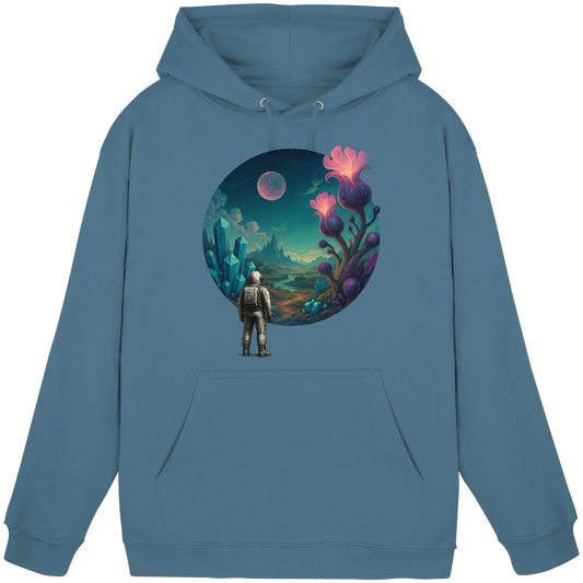 Crystal Bloom – Astronaut’s Journey - Basic Unisex Hoodie