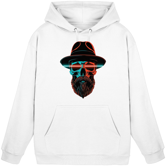 Neon Silence – Turquoise & Orange - Basic Unisex Hoodie