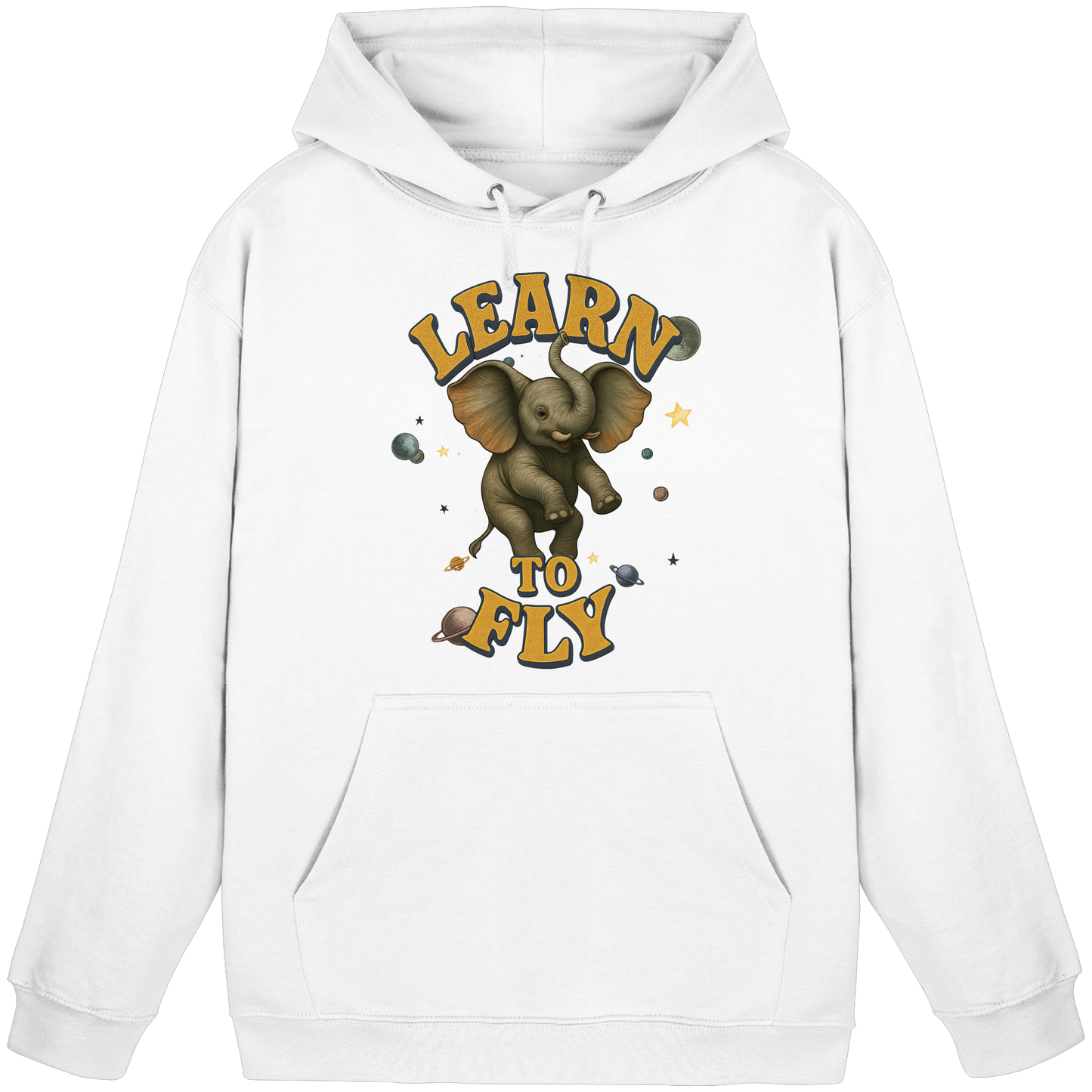 Elefant – Learn To Fly - Basic Unisex Hoodie