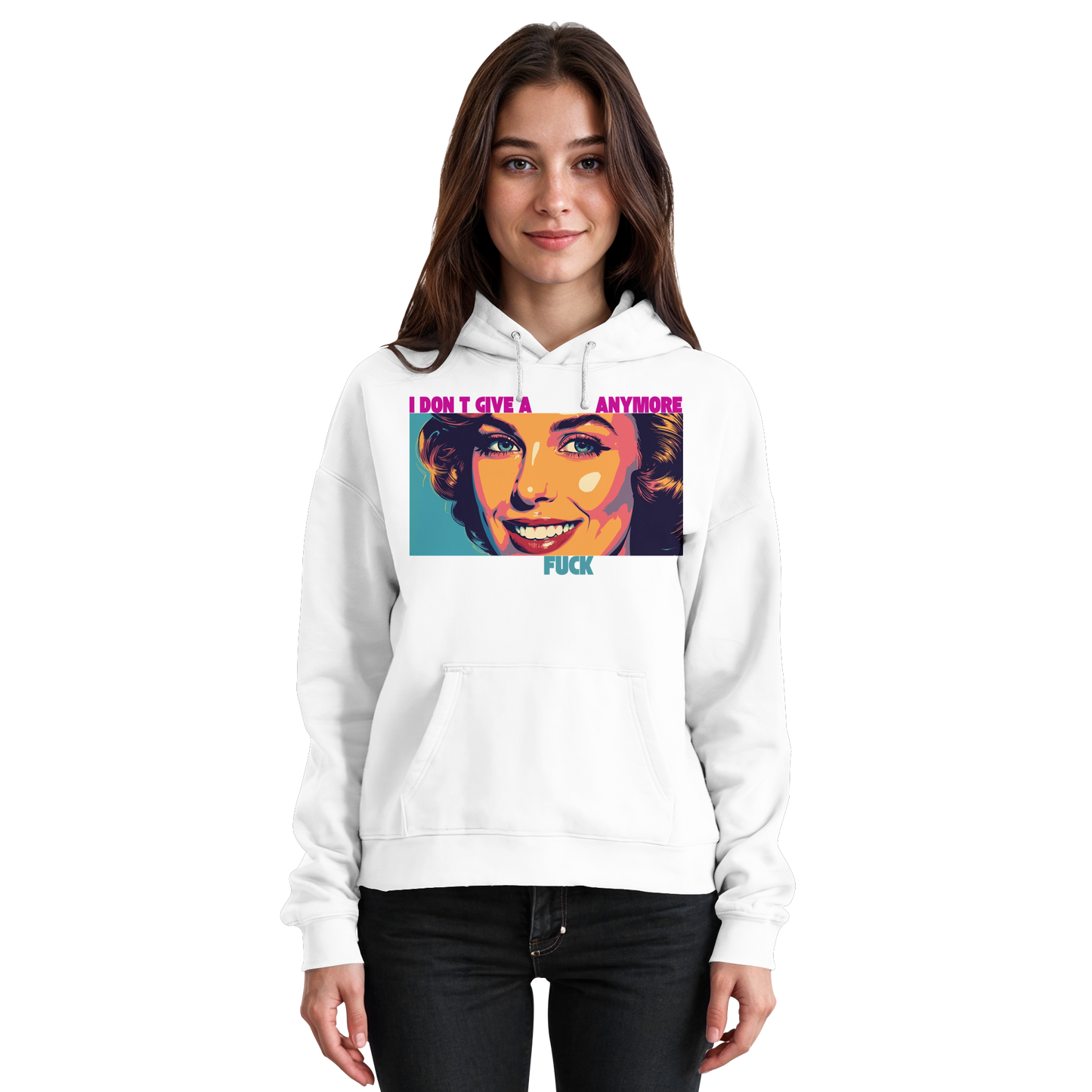 She – Retro Faces - Basic Unisex Hoodie