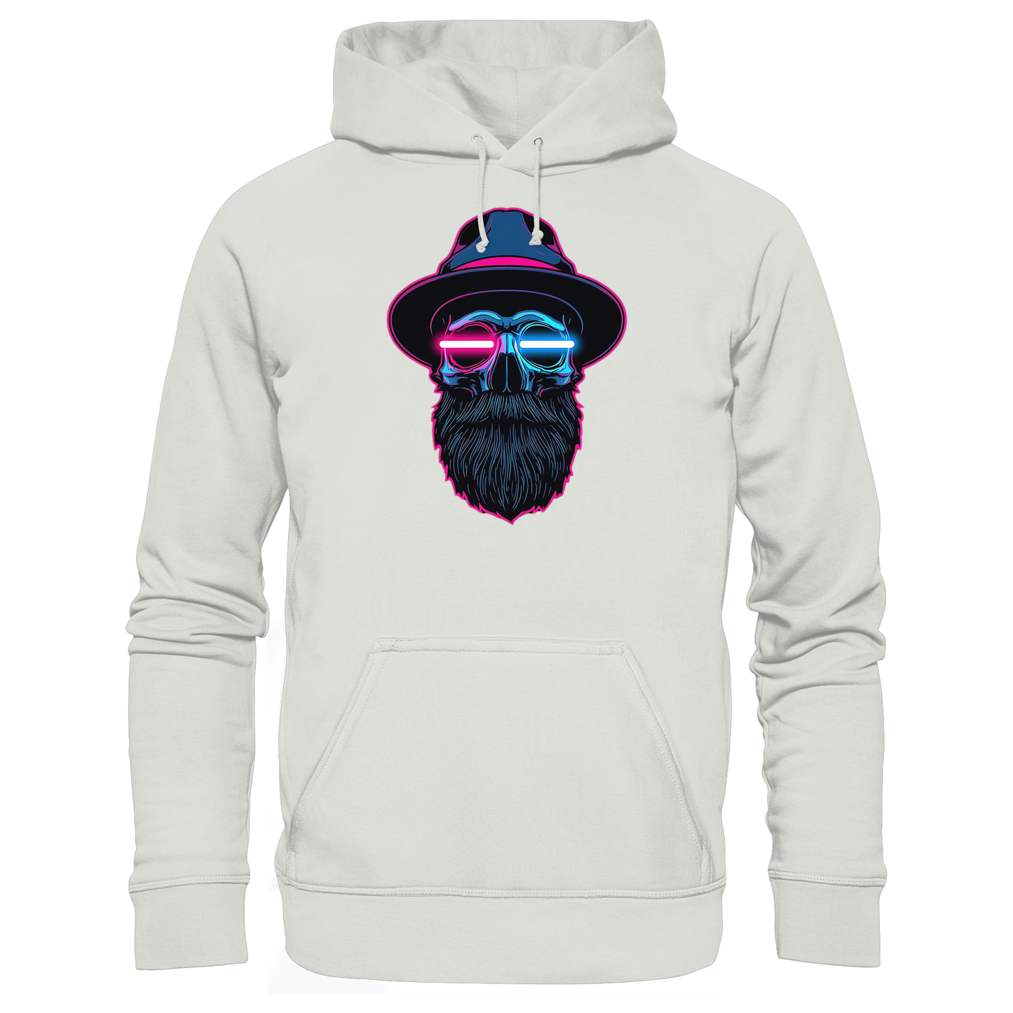 Neon Silence – Pink & Blue - Basic Unisex Hoodie