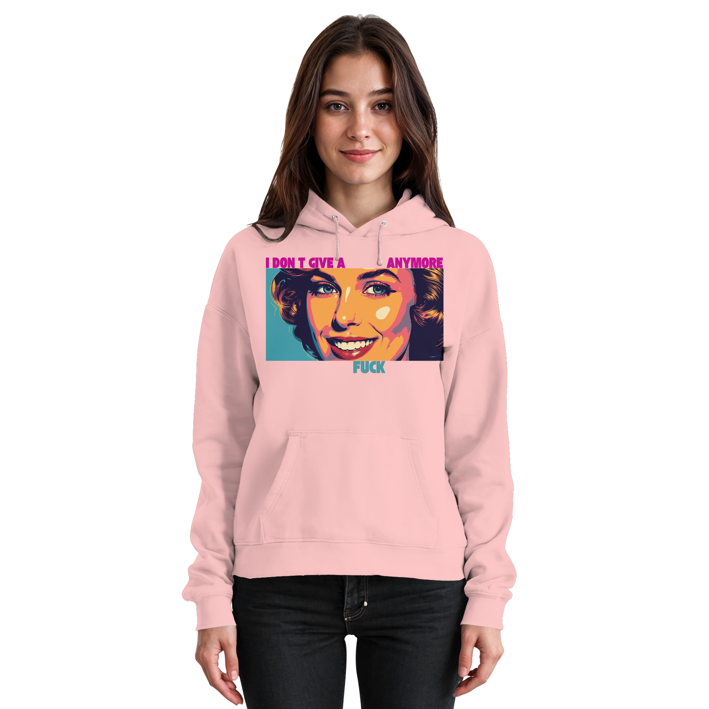 She – Retro Faces - Basic Unisex Hoodie