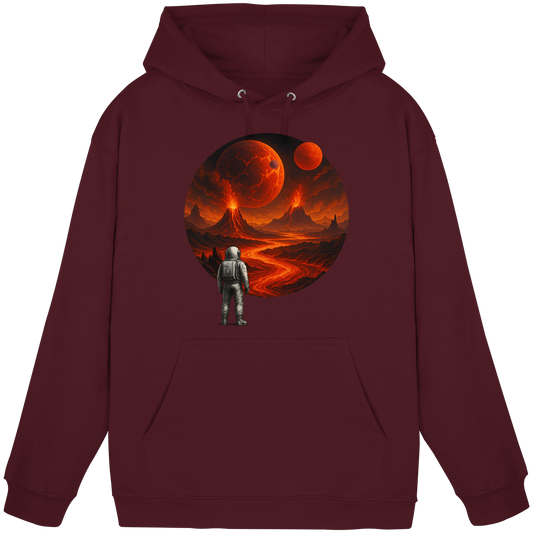 Inferno View – Astronaut’s Journey - Basic Unisex Hoodie
