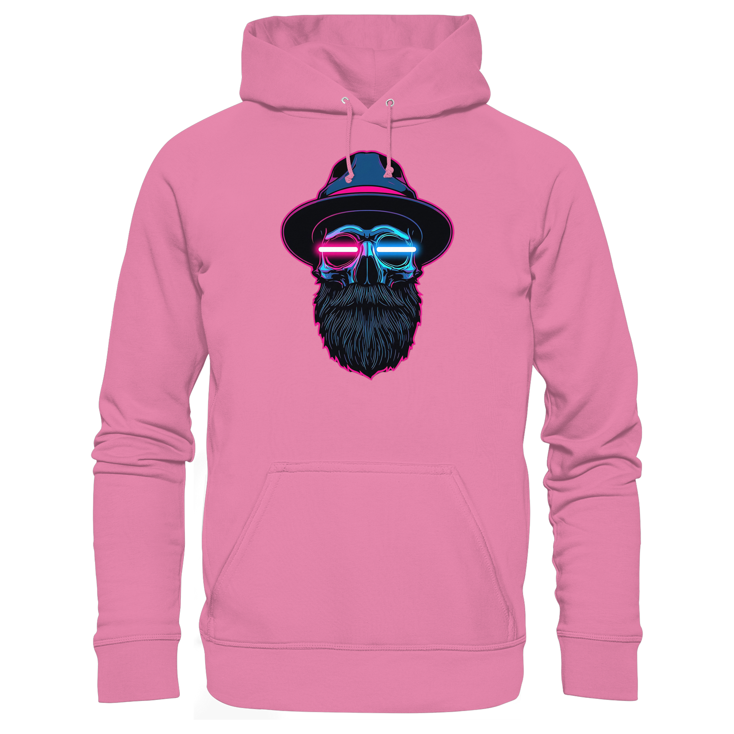 Neon Silence – Pink & Blue - Basic Unisex Hoodie