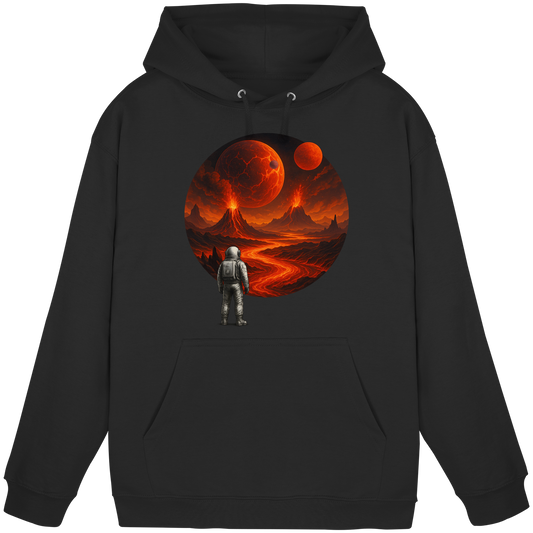 Inferno View – Astronaut’s Journey - Basic Unisex Hoodie