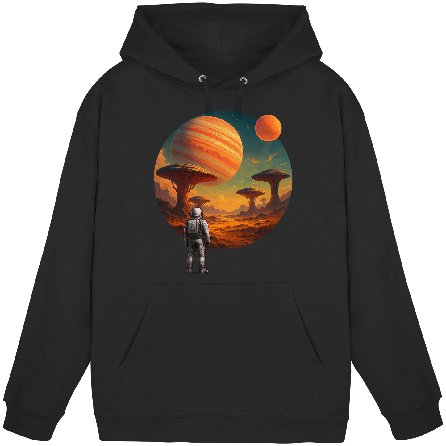 Titan Skies – Astronaut’s Journey - Basic Unisex Hoodie