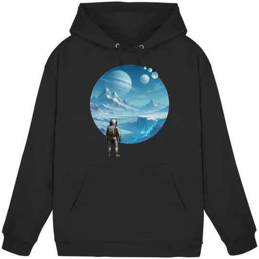 Frozen Expanse – Astronaut’s Journey - Basic Unisex Hoodie
