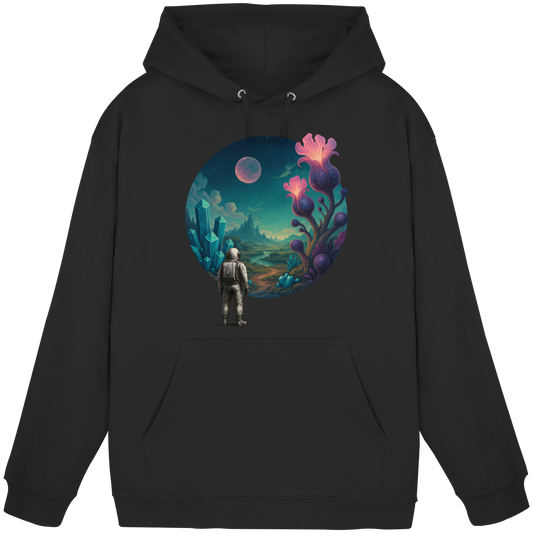 Crystal Bloom – Astronaut’s Journey - Basic Unisex Hoodie