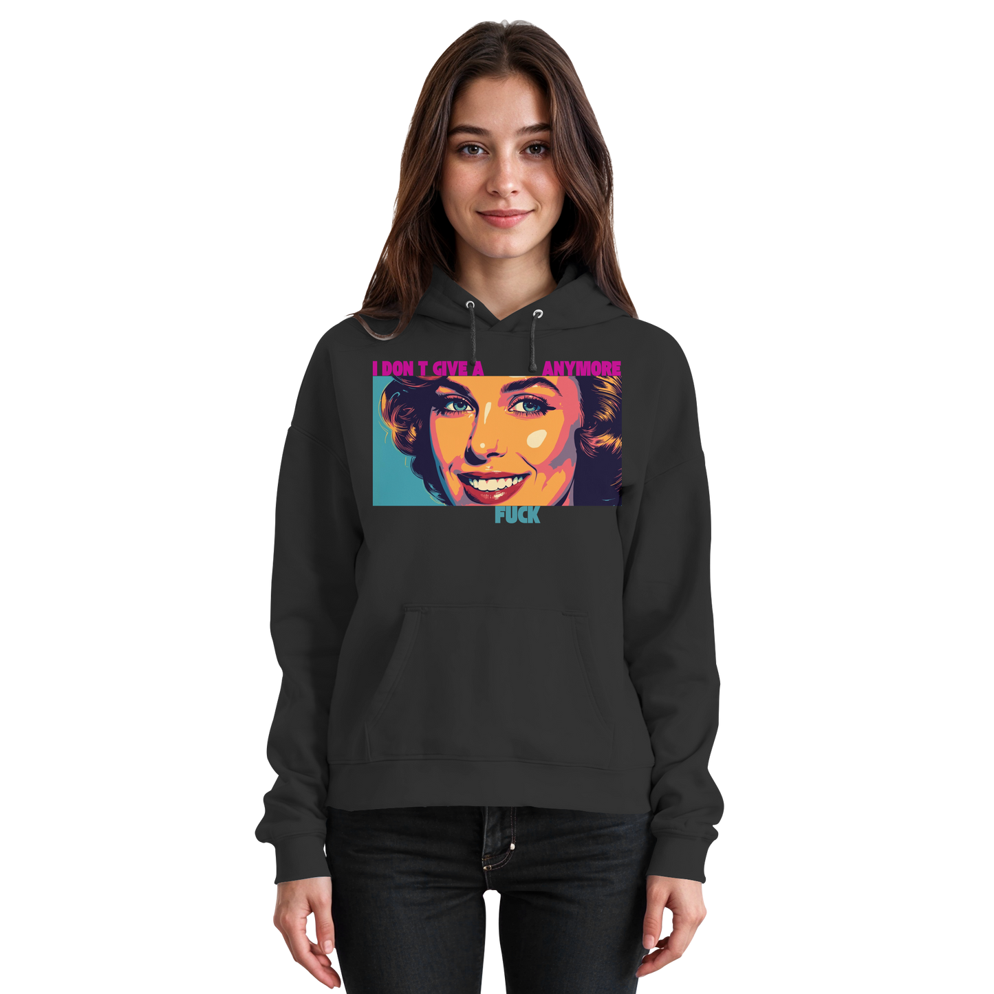 She – Retro Faces - Basic Unisex Hoodie