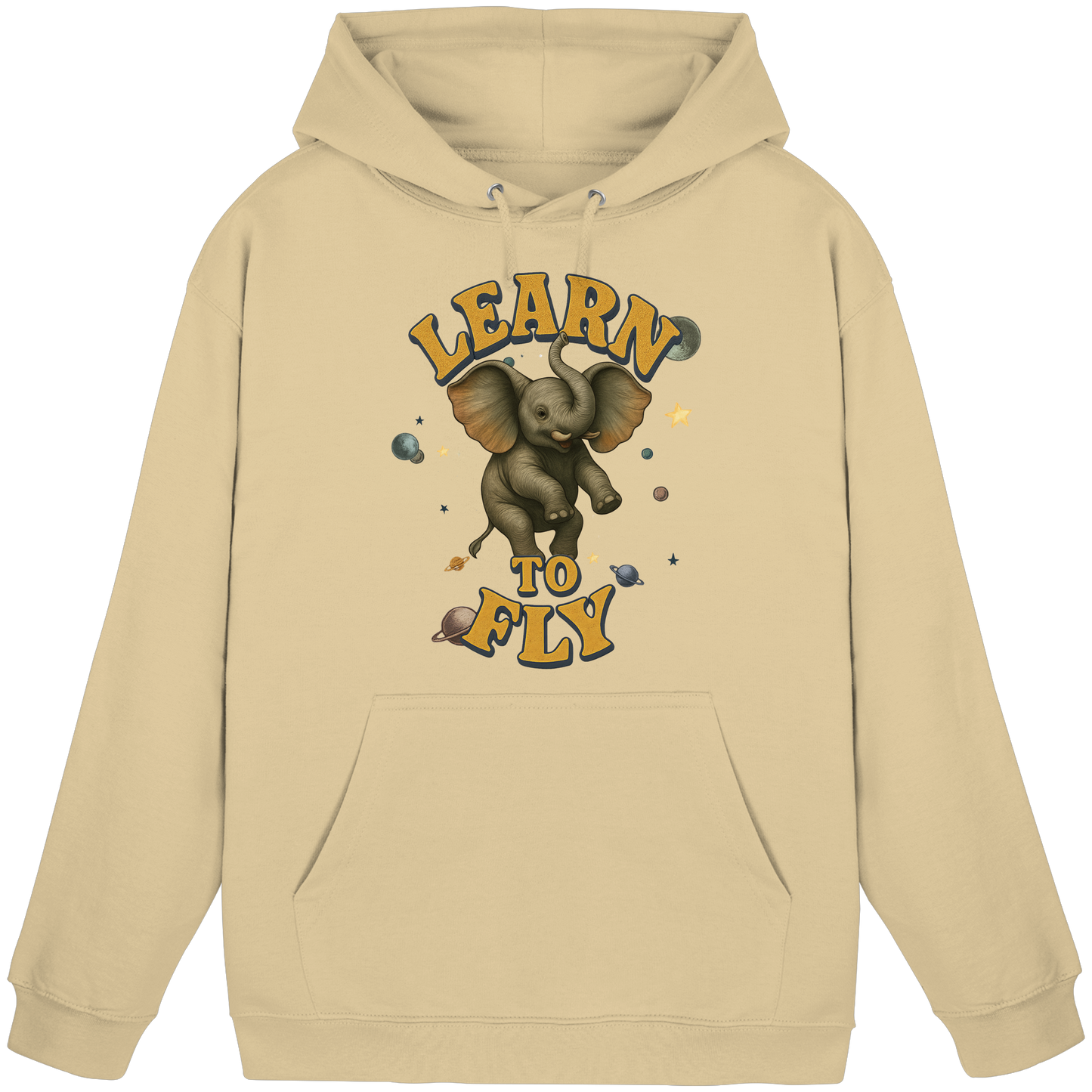 Elefant – Learn To Fly - Basic Unisex Hoodie
