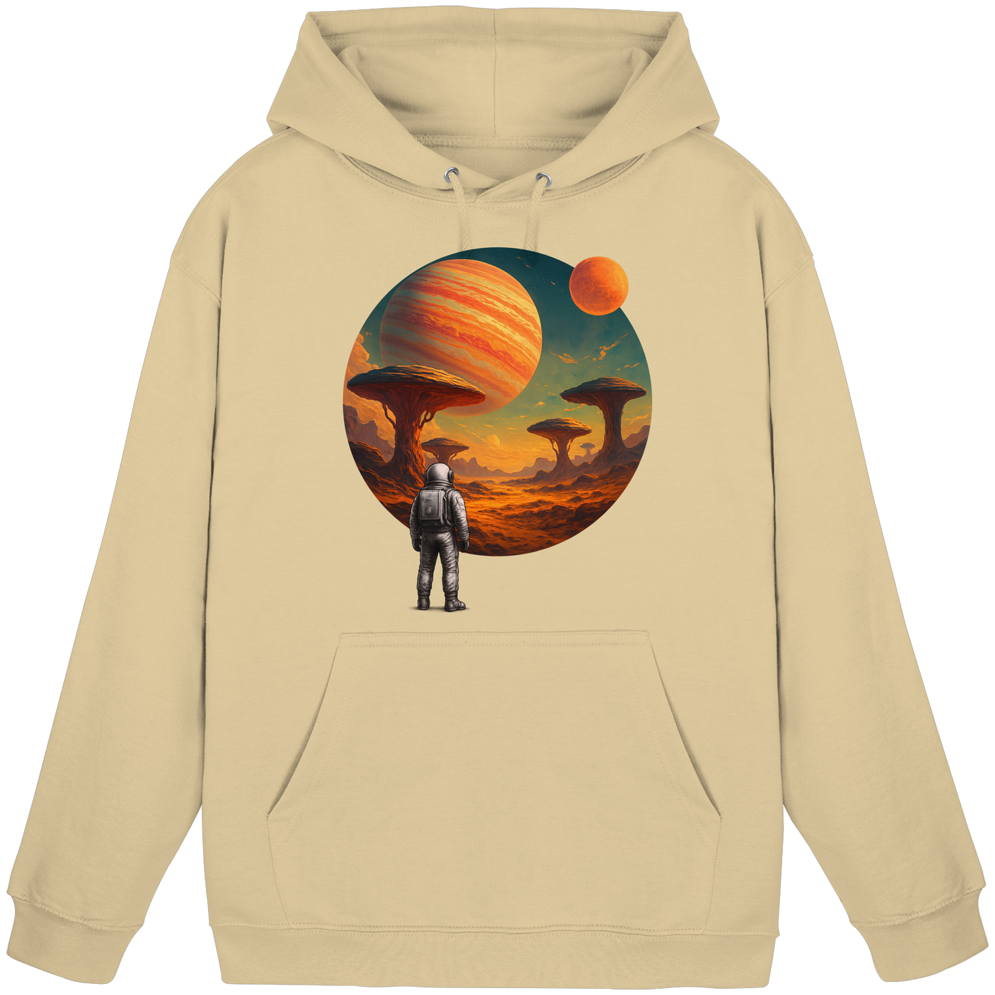 Titan Skies – Astronaut’s Journey - Basic Unisex Hoodie