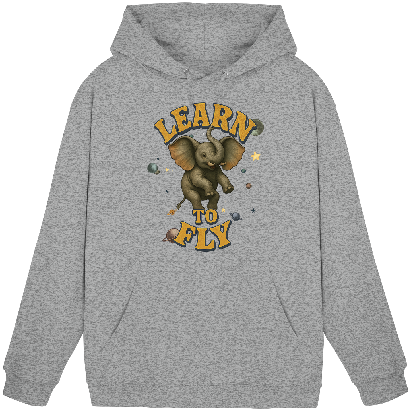 Elefant – Learn To Fly - Basic Unisex Hoodie