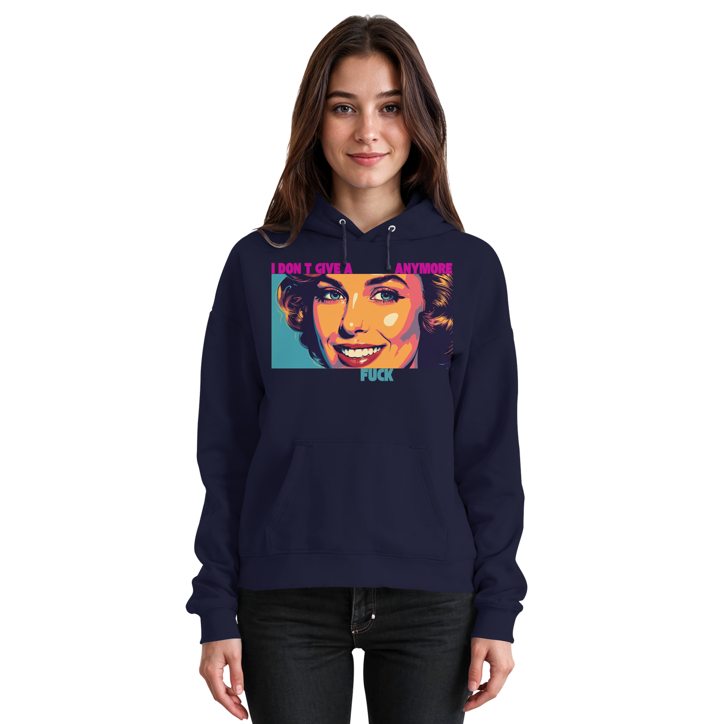 She – Retro Faces - Basic Unisex Hoodie