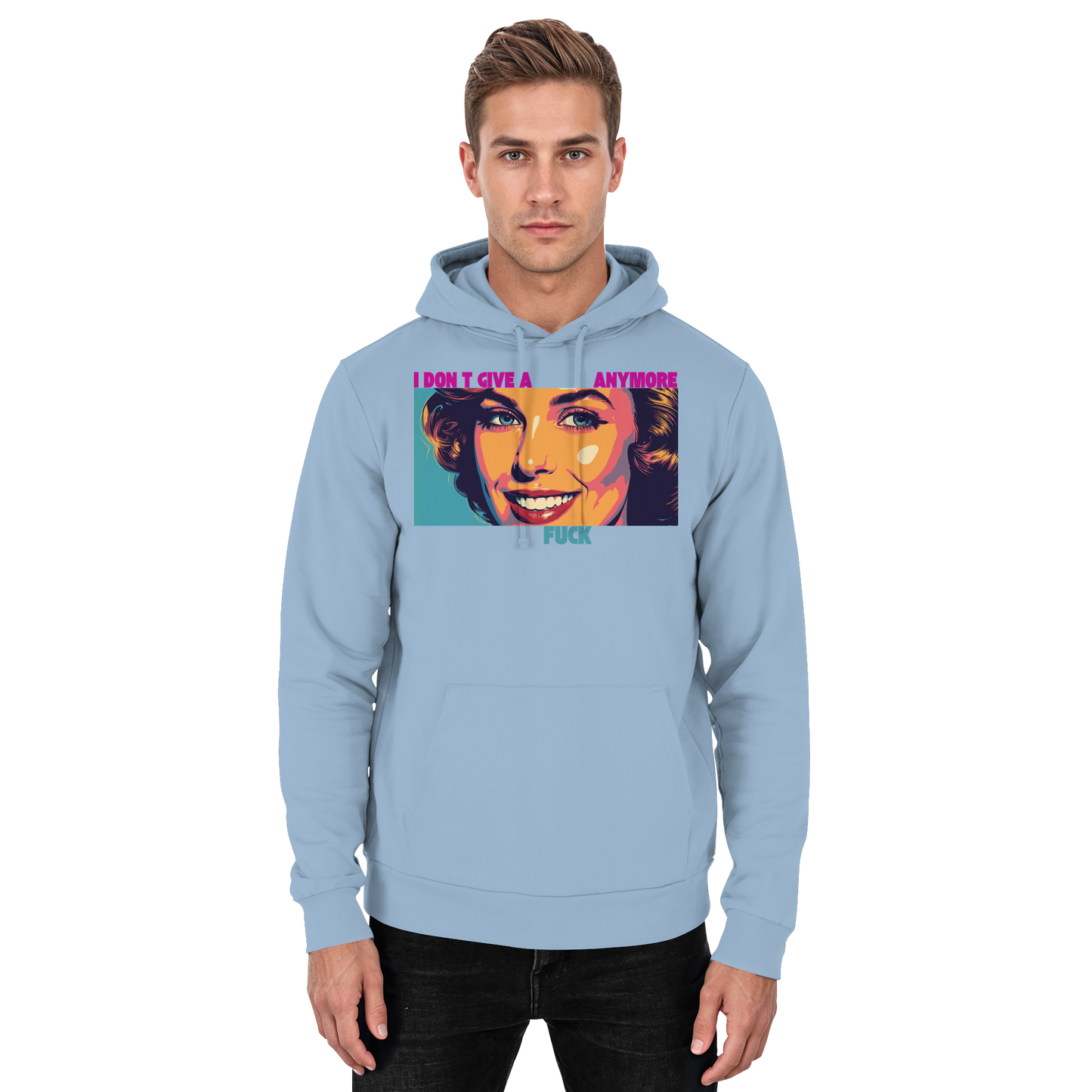 She – Retro Faces - Basic Unisex Hoodie