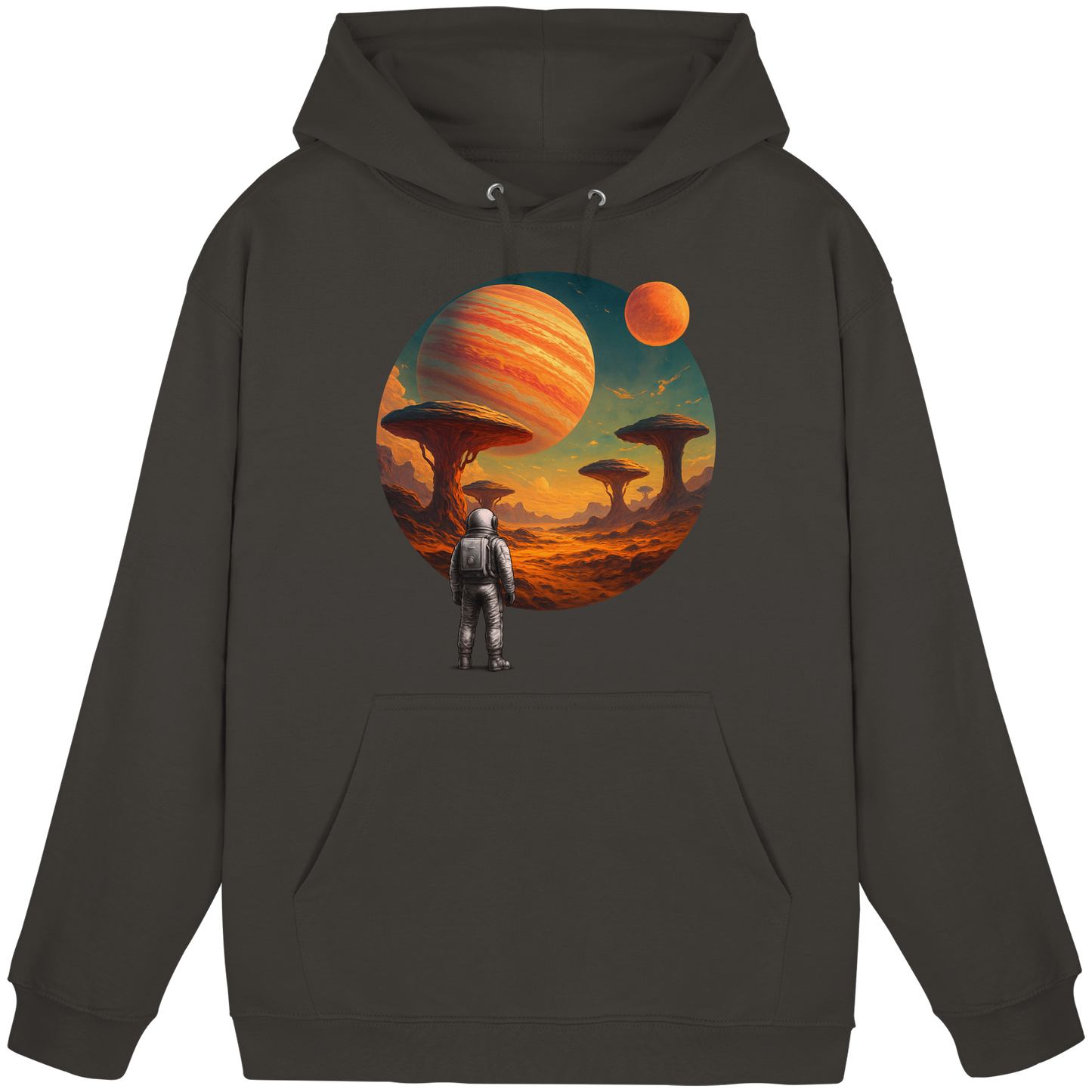 Titan Skies – Astronaut’s Journey - Basic Unisex Hoodie