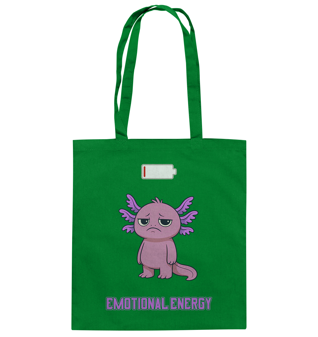 Emotional Energy – Axolotl (Pink) - Baumwolltasche