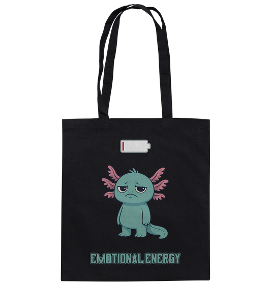 Emotional Energy – Axolotl (Türkis)  - Baumwolltasche