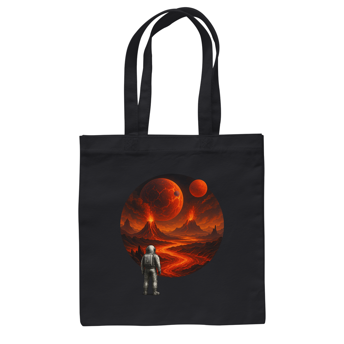 Inferno View – Astronaut’s Journey - Baumwolltasche