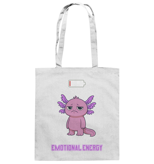 Emotional Energy – Axolotl (Pink) - Baumwolltasche