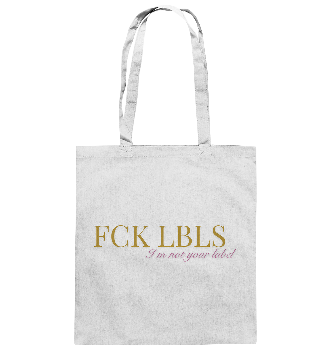 FCK LBLS – I'm not your label - Baumwolltasche