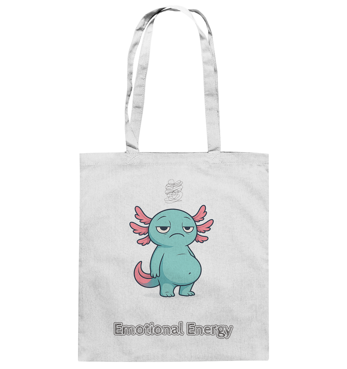 Emotional Energy – Axolotl (Türkis)  - Baumwolltasche