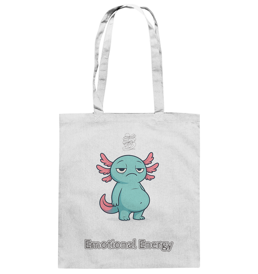 Emotional Energy – Axolotl (Türkis)  - Baumwolltasche