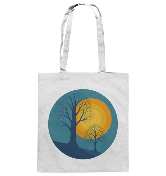 Sonnenklang Blau - Baumwolltasche