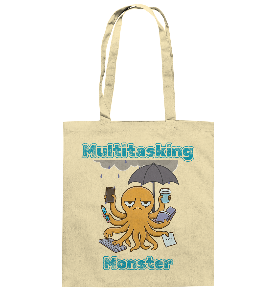 Multitasking Monster - Baumwolltasche