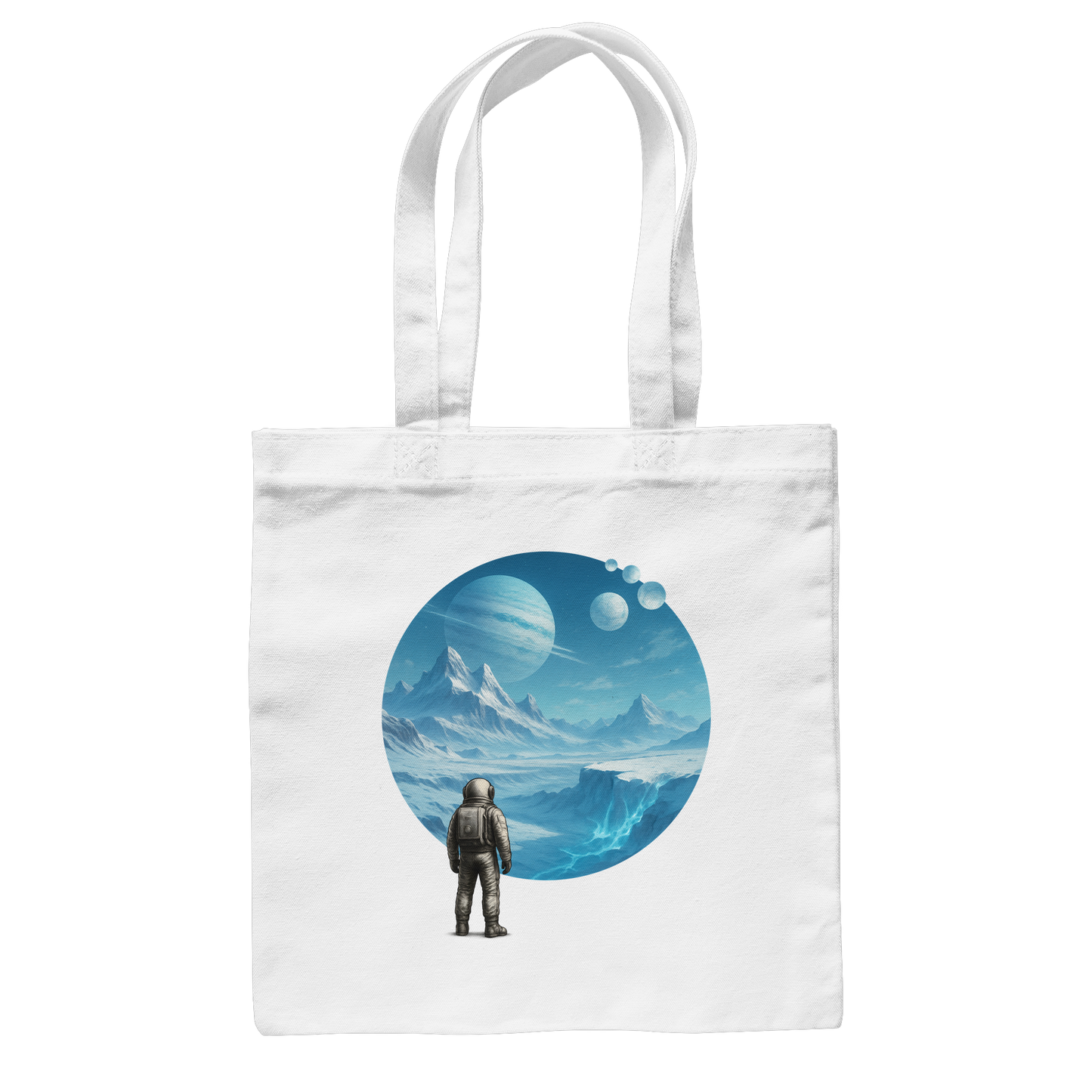Frozen Expanse – Astronaut’s Journey - Baumwolltasche